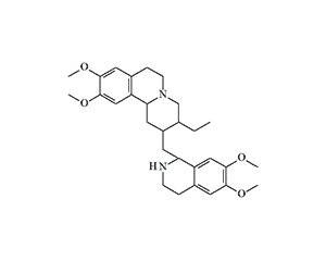 Chemical structure of emetine