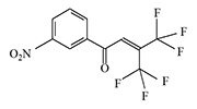 1-(3-nitrophenyl)-4,4,4-trifluoro-3-trifluoromethylbutene-2-one-l